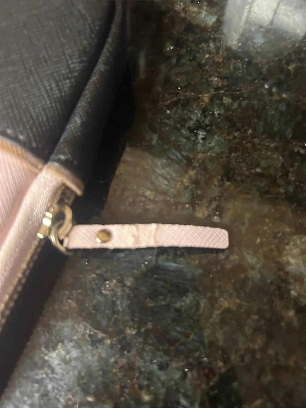 Kate Spade Laptop Case Sleeve Zip around Color-block Blush Pink & Black 10x14